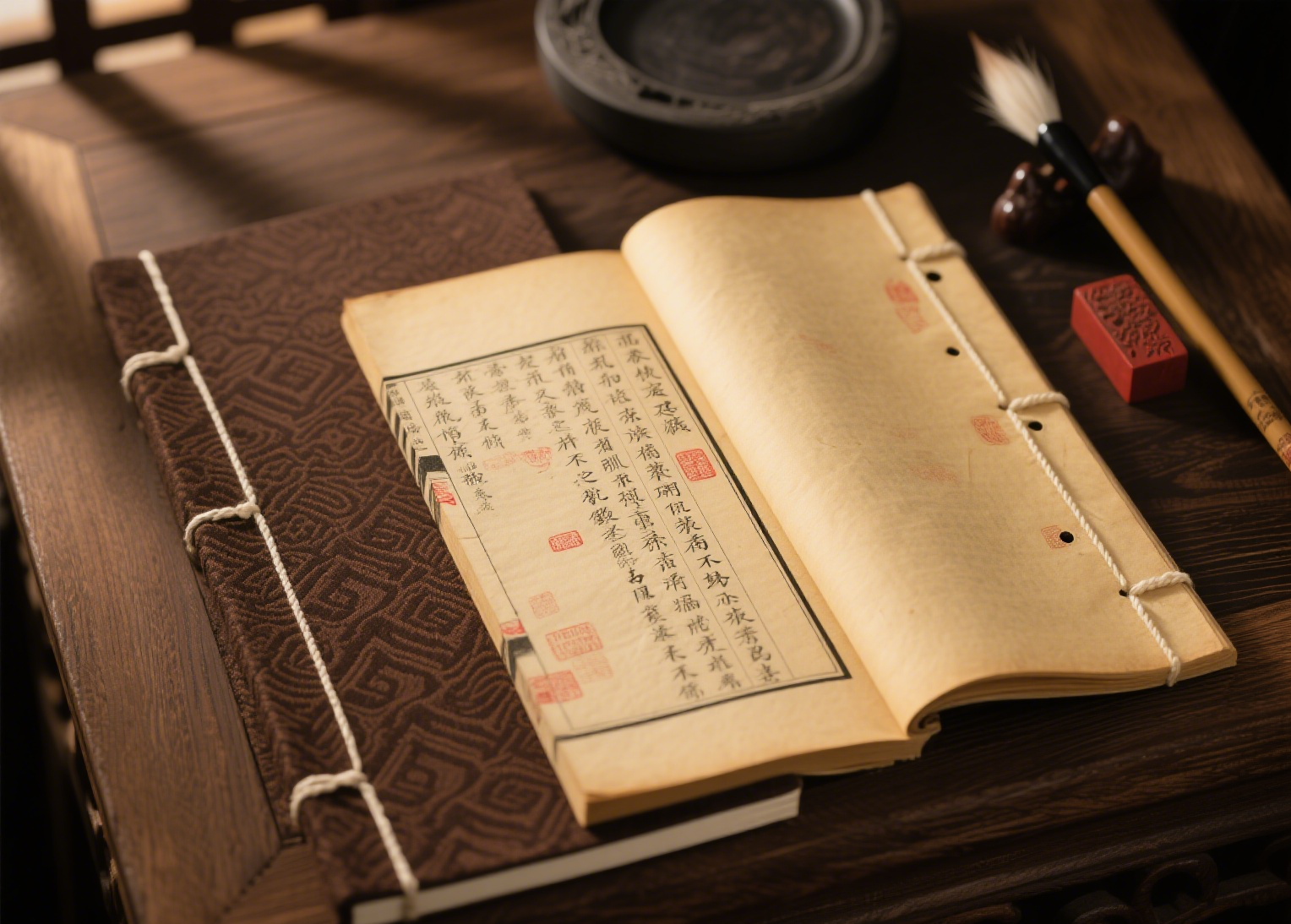 线装古籍家谱 - 传统工艺制作